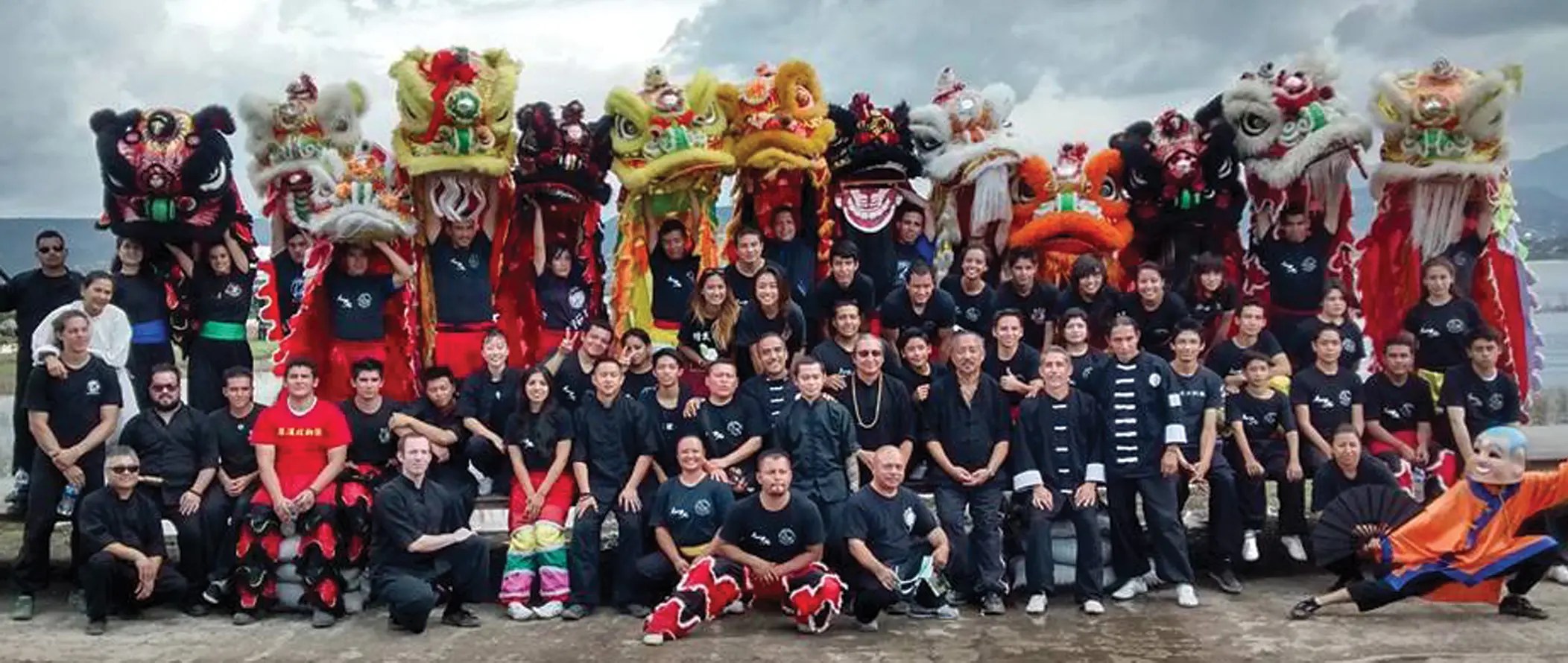 Group Photo of the Lohan School of Shaolin