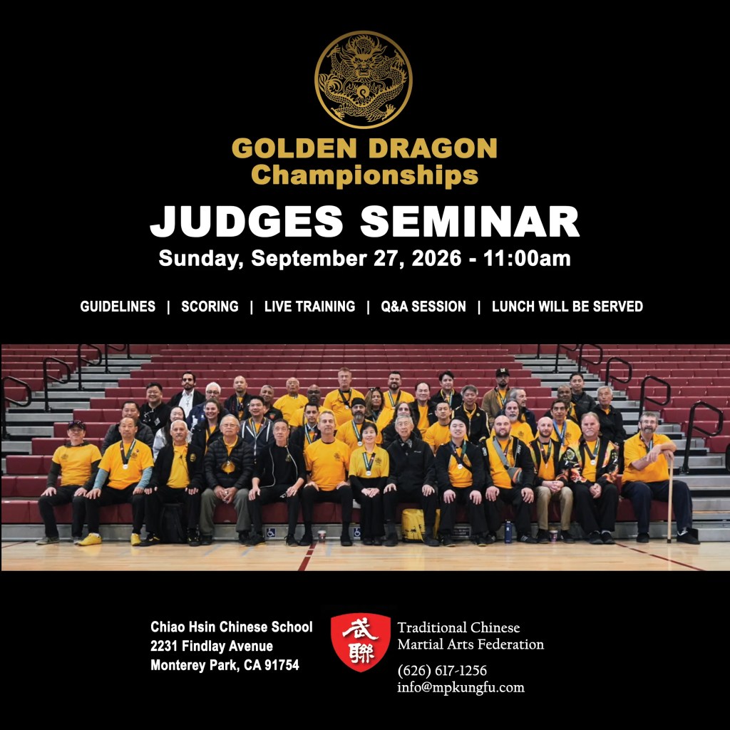 Golden Dragon Championships – Judges&nbsp;Seminar
